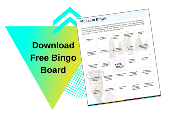 A free download for a museum bingo card