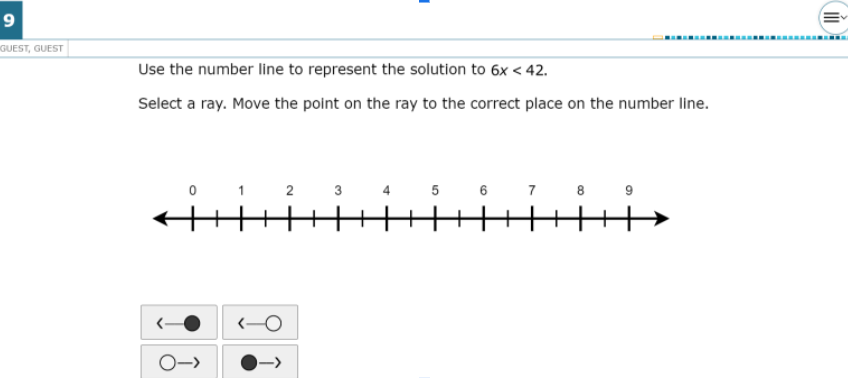 MATHia STAAR Redesign Number Line